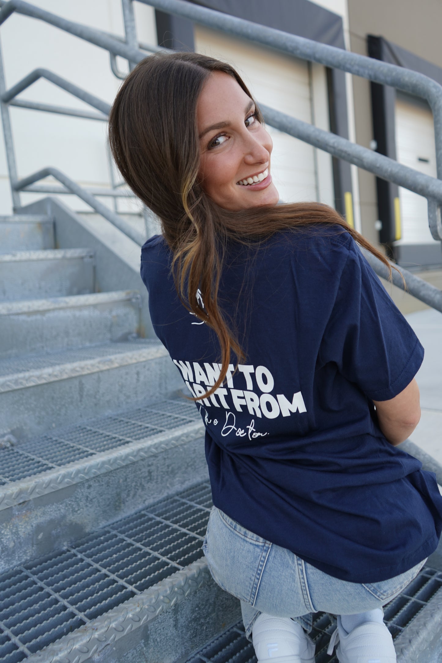The Doctor Tee (Navy Blue)