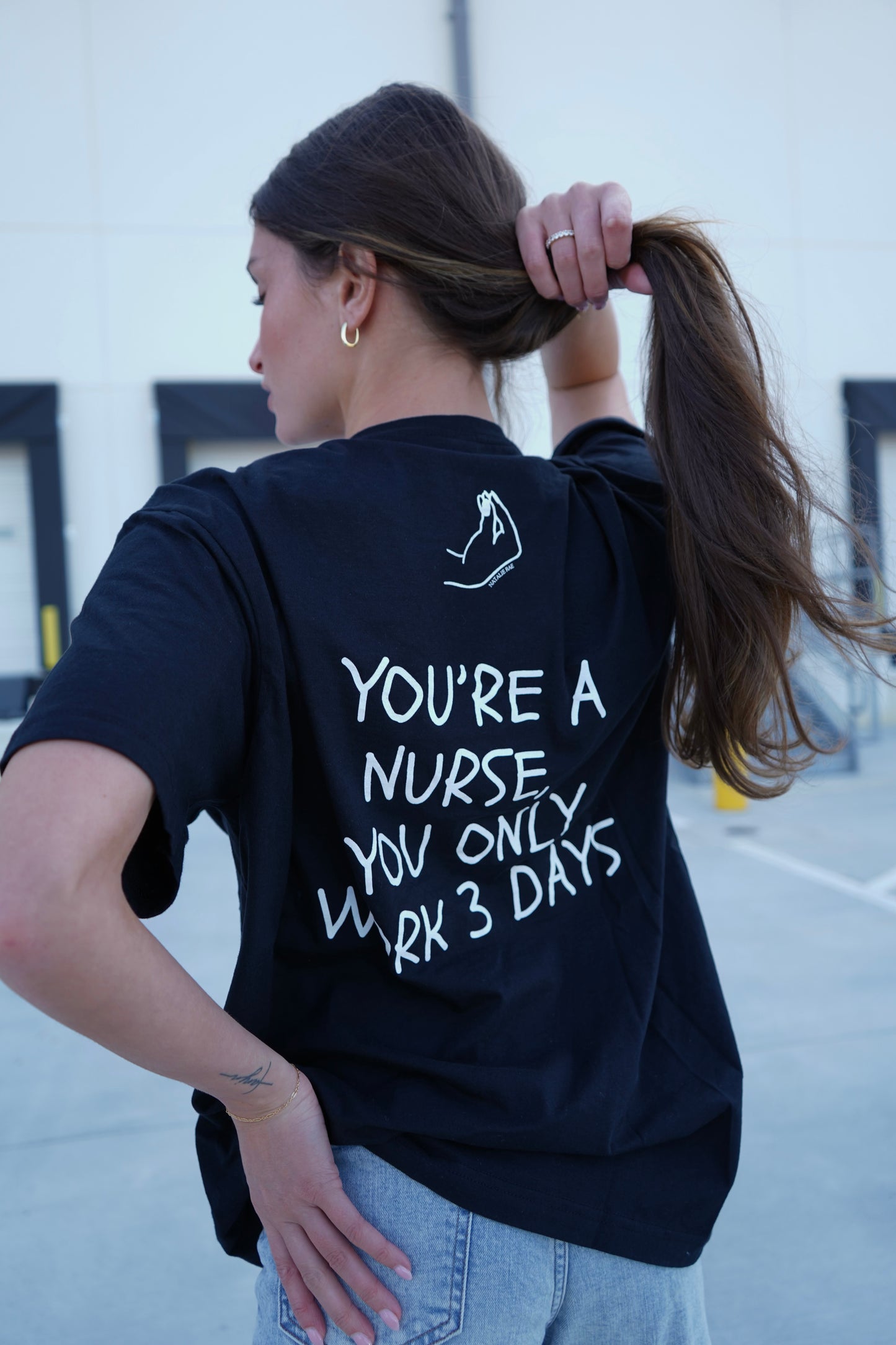 You're A Nurse Tee (Black)